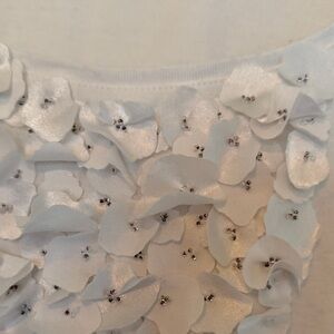 Charter Club white Cotton-Blend sleeveless Top white decorative detail